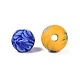 Handgemachte Millefiori Glas runde Perlen&nbsp;LA-N001-01E-13MM-3