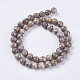 Chapelets de perles maifanite/maifan naturel pierre  G-I187-8mm-01-3