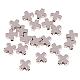 BENECREAT 20 PCS Platinum Plated Cross Spacer Beads Metal Beads for DIY Jewelry Making Findings and Other Craft Work - 8x8x3mm KK-BC0005-06-1