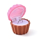 Cup Cake Shape Velvet Jewelry Boxes VBOX-L002-A01-4