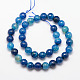 Natural Agate Bead Strands X-G-K166-07F-10mm-03-2