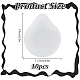 Plato de plastico desechable&nbsp;AJEW-WH0314-612B-2