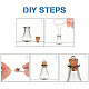 SuperZubehör DIY Wish Bottle Pendant Making Finding Kits DIY-FH0004-31-4
