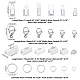 Unicraftale 1410pcs kits de accessoires en acier inoxydable pour la fabrication de bijoux dity DIY-UN0002-49P-5