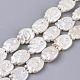 Hebras de perlas keshi de perlas barrocas naturales PEAR-Q015-012-1