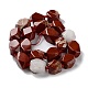 Chapelets de perles en jaspe rouge naturel G-C182-12-02-3