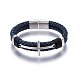 Leather Cord Bracelets BJEW-G603-10P-1