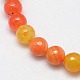 Natural Agate Round Beads Strand G-L084-10mm-12-2