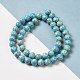 Synthetic Imperial Jasper Dyed Beads Strands G-P507-01A-02-2