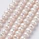 Natural Cultured Freshwater Pearl Beads Strands PEAR-D187-33-1