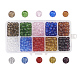 10 colores perlas de vidrio transparente GLAA-JP0001-14-6mm-1