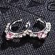 Personality Brass Cubic Zirconia Clip-on Nose Septum Rings AJEW-EE0002-001P-02-3