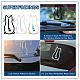 Superfindings 6 лист 6 стильные водонепроницаемые светоотражающие автомобильные наклейки для домашних животных DIY-FH0004-36-4