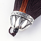 Groses décorations de pendentif pompon en nylon AJEW-Q129-M-3