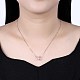 Trendy 925 Sterling Silver Pendant Necklace NJEW-BB30905-3