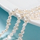 Fili di perle di perle d'acqua dolce coltivate naturali PEAR-I004-08B-5