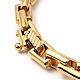 Placage ionique (ip) 304 bracelet chaîne à maillons rectangulaires en acier inoxydable pour hommes femmes BJEW-E009-04G-3