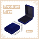 Caja rectangular de plástico para guardar medallas&nbsp;AJEW-WH0673-39C-2