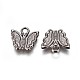 Cadmium Free & Nickel Free & Lead Free Alloy Butterfly Charms PALLOY-E391-30B-NR-2