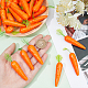 Mini Foam Imitation Carrots DJEW-WH0038-32-3