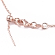 Латунные кабельные цепи ожерелья NJEW-E151-03-3