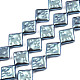 Hilos de cuentas de perlas de imitación de plástico abs KY-N015-05-A02-1