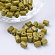 Spray Painted Alloy Beads PALLOY-G268-N02-042-1