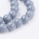 Spray Painted Glass Bead Strands GLAD-S075-8mm-72-3