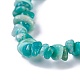 Natural Amazonite Beads Stretch Bracelets BJEW-JB04152-09-2