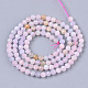 Chapelets de perles en morganite naturelle G-S361-3mm-021-2