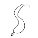 Rack Plating Alloy Heart Pendant Necklaces Sets NJEW-B081-07C-7