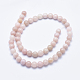 Chapelets de perles en opale rose naturelle G-E444-28-8mm-2