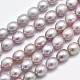 Fili di perle di perle d'acqua dolce coltivate naturali PEAR-K003-23B-01-1