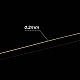 Benecreat 0.2mm (32gauge) alambre de cobre resistente al deslustre 160m alambre de abalorios de joyería de oro claro para manualidades fabricación de joyas con abalorios CWIR-BC0004-0.2mm-07-2