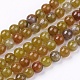 Natural Crackle Agate Stone Bead Strands G-R193-16-6mm-1