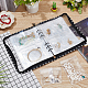 Сумка для хранения ювелирных изделий из ПВХ с вкладышами ODIS-WH0038-90C-5