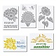 Plastic Drawing Painting Stencils Templates DIY-WH0244-025-1
