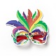 Feutre brésil carnaval lunettes cadre décoration AJEW-G044-01B-1