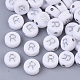 Perles acryliques plaquées X-PACR-R243-04R-1