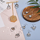 Kit de fabrication de boucles d'oreilles lustre bricolage EJEW-AB00011-4