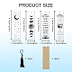 GLOBLELAND 4Pcs Acrylic Bookmarks AJEW-GL0001-73D-3