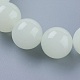 Bracelet extensible avec perles de pierre lumineuse synthétique BJEW-P203-10mm-01A-2