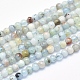 Chapelets de perles en aigue-marine naturelle G-K256-60A-1
