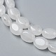 Fili di perline giada bianco naturale G-Z006-A34-2