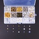 ピアスキャッチセット  真鍮製＆鉄製＆プラスチック製イヤーナット付き  ピアスバックキャッチ  ミックスカラー  3~11x3~11x3~7mm  穴：0.3~1mm FIND-PH0004-05-4