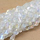 FilI di perline in vetro placcato EGLA-G018-L-AB01-1