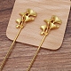 Iron Hair Stick Findings OHAR-PW0001-297G-1