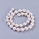Fili di perle di perle d'acqua dolce coltivate naturali PEAR-F010-13-3