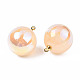 Colgantes de perlas de imitación de plástico abs PACR-T015-07B-3