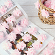 Garniture en dentelle en mousseline de polyester à fleurs 3d OCOR-WH0078-16-4